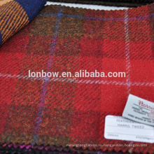 Красный плед шотландский твид ткань пальто новый порядок